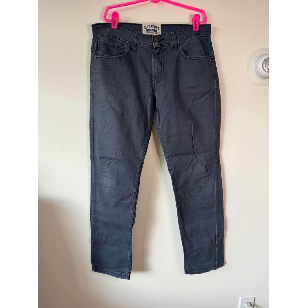 Levi Navy Skinny Fit Pants (Men’s 34x30)